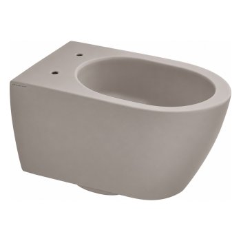 Vas WC suspendat Scarabeo GLAM TWIST, ceramică italiană, Sand mat, set fixare inclus